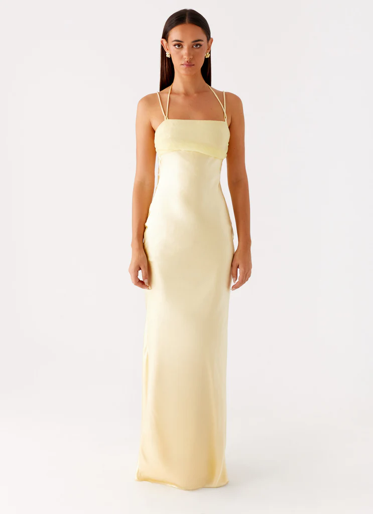 Abito Maxi Belize - Giallo