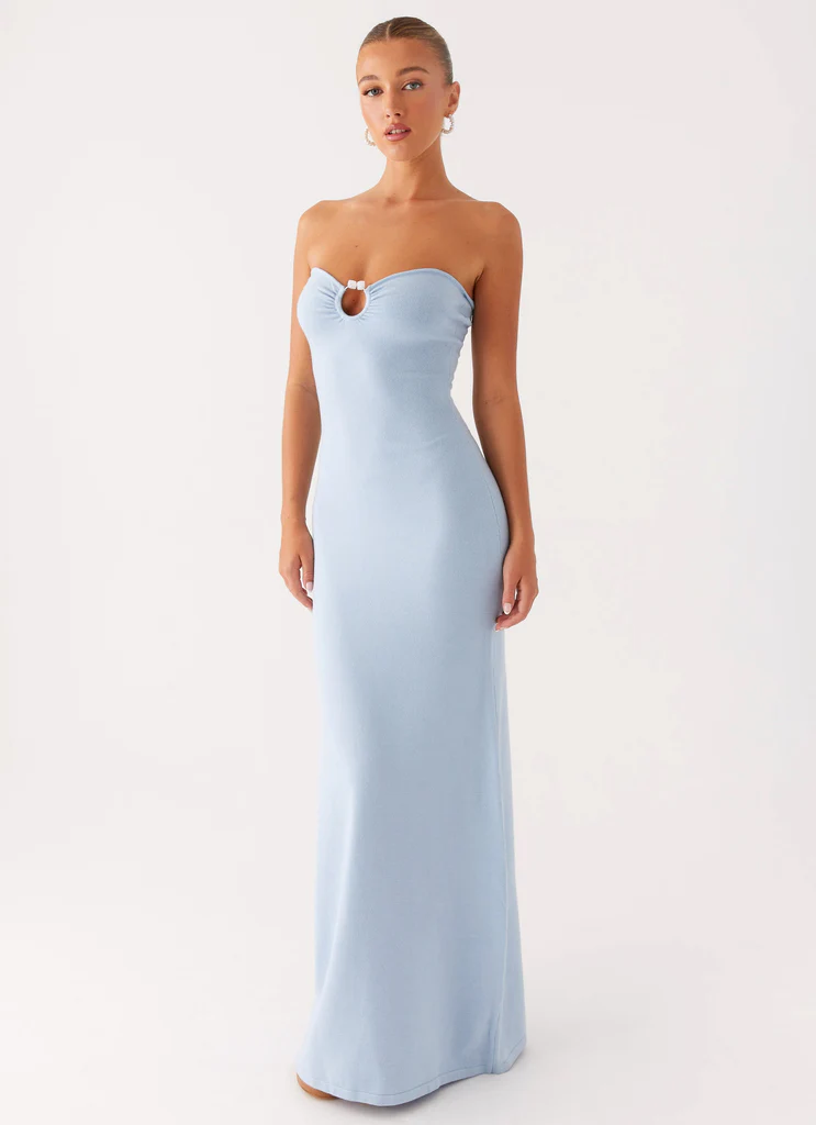 Abito Maxi in Maglia Samson - Blu