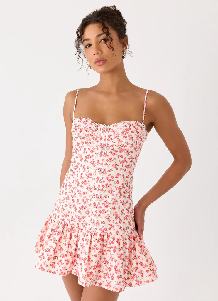Vestito Mini Loulette - Porcellana Rosa