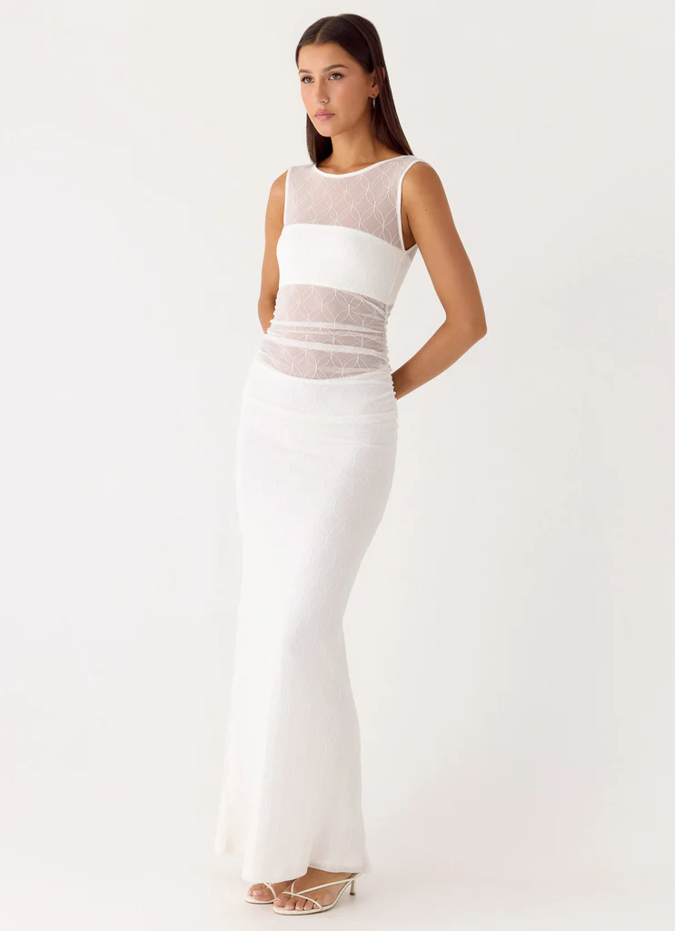 Abito Maxi Sabre - Bianco