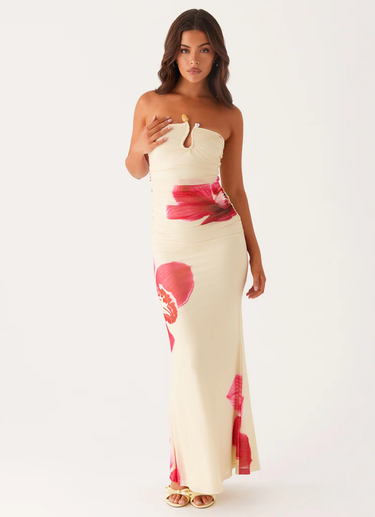 Rudy Maxi Dress - Giallo Orchidea
