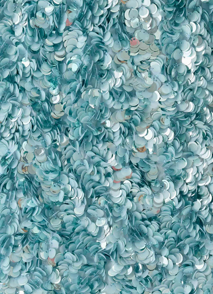 Mini gonna in paillettes Alayna - Azzurro