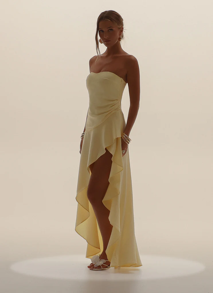 Vestito Maxi Bodie - Giallo Pastello