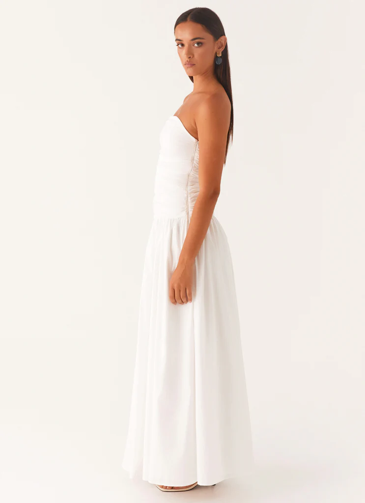 Abito Maxi Carmel - Bianco
