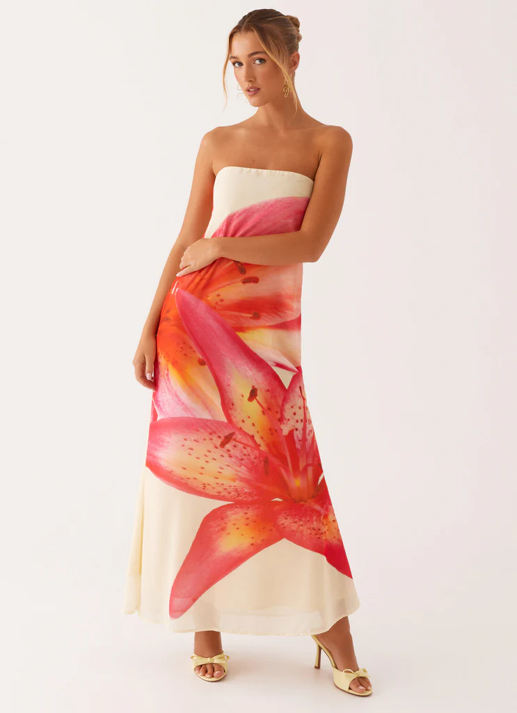 Abito Maxi Darcy - Fiori Gialli
