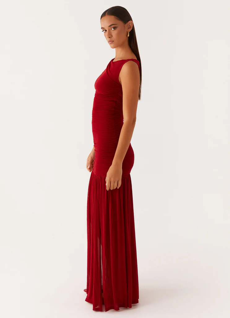Abito Maxi Manon - Rosso