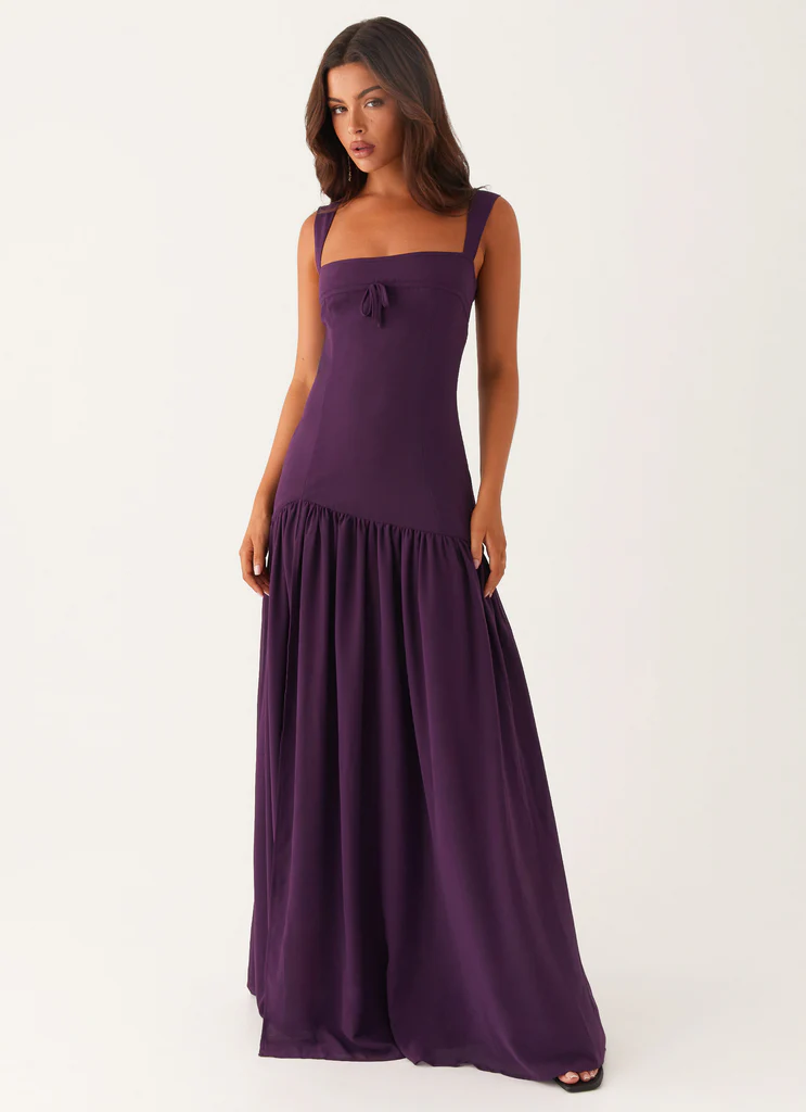 Abito Maxi Alberta - Marrone