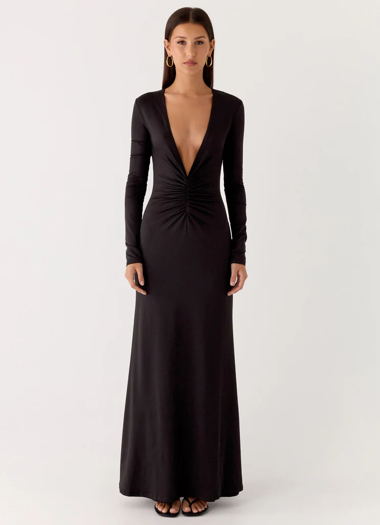 Palm Haze Maxi Dress – Nero Palm Haze Maxi Dress - Nero