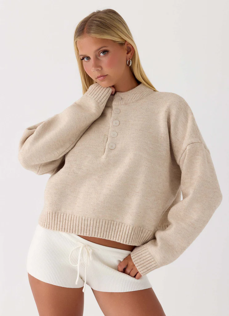 Cardigan a bottoni Cornelia - Avena