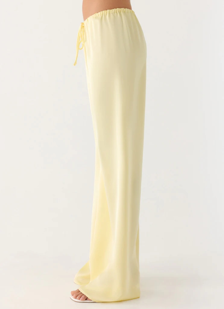 Pantaloni Deacon a Vita Bassa - Giallo