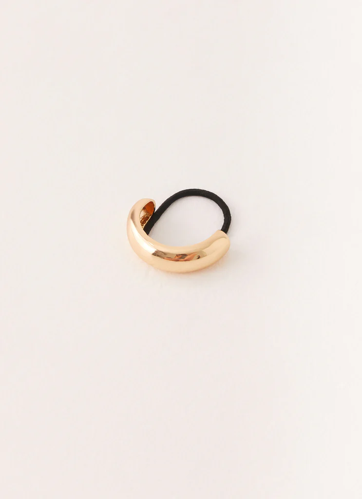 Elegante elastico per capelli - Oro