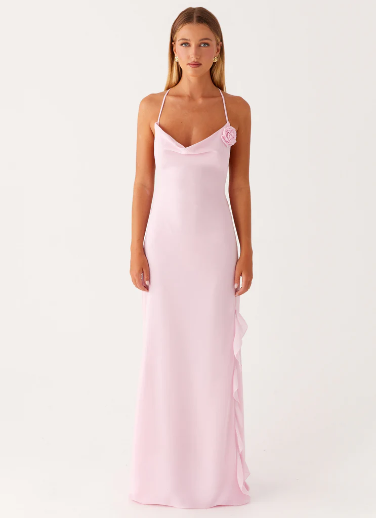 Abito Maxi di Prima Classe - Rosa