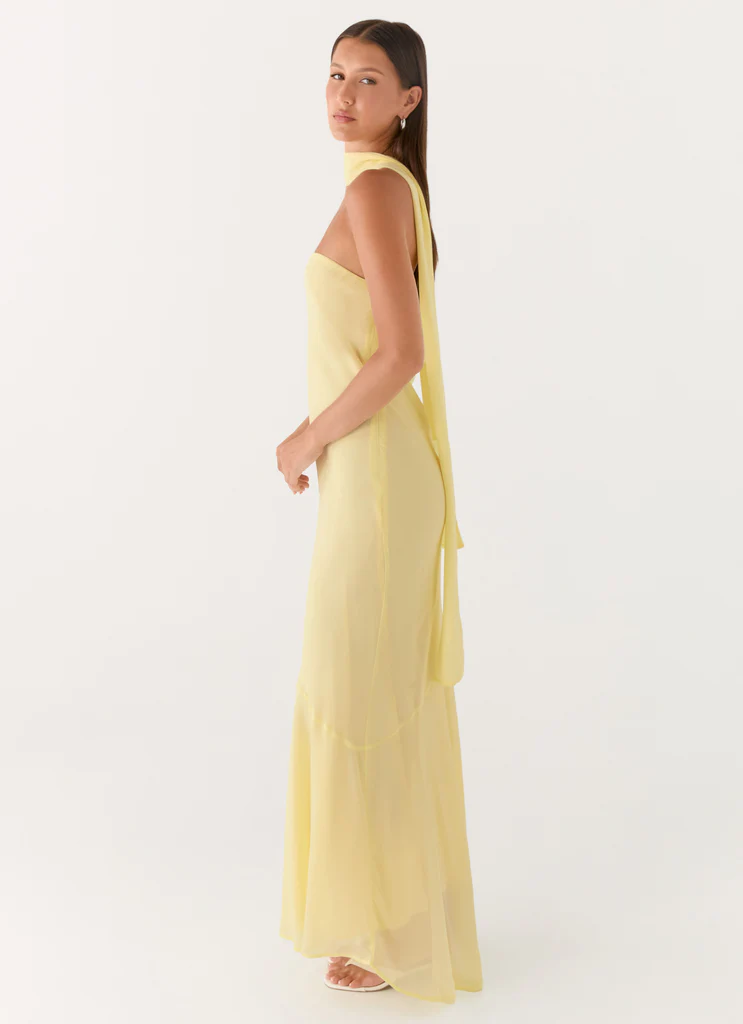 Abito Maxi Under The Pagoda - Giallo