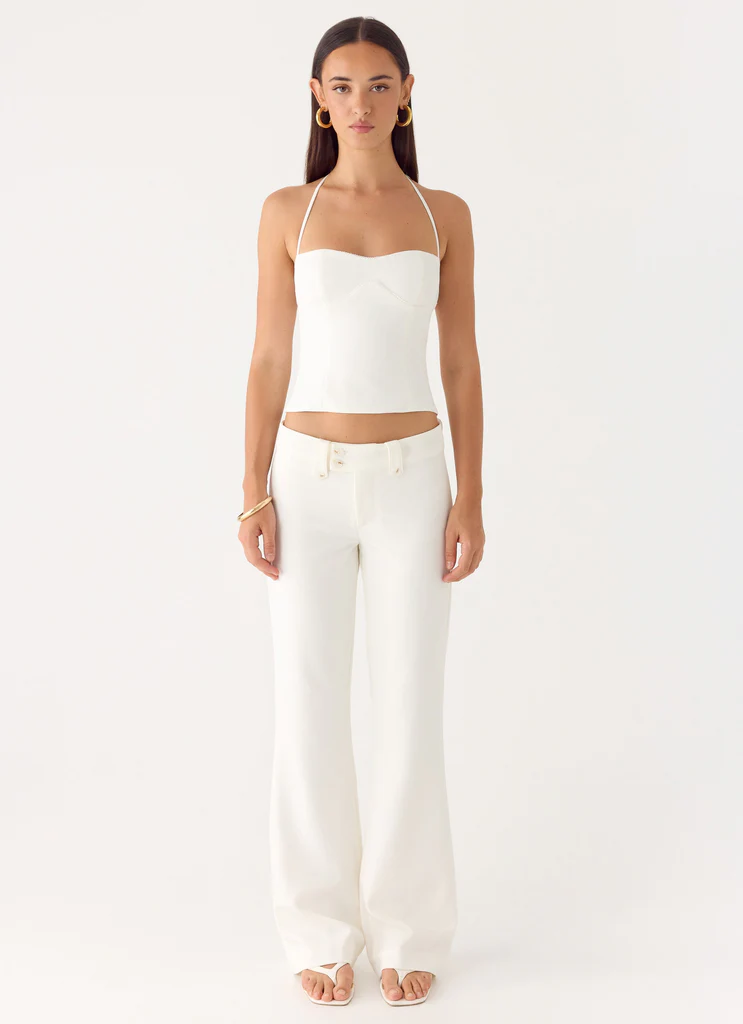 Top Bustier Weiss - Bianco