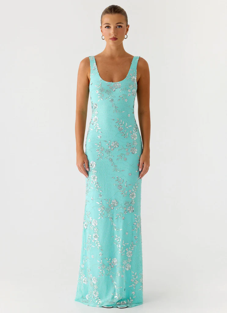 Abito Maxi Silvana - Azzurro