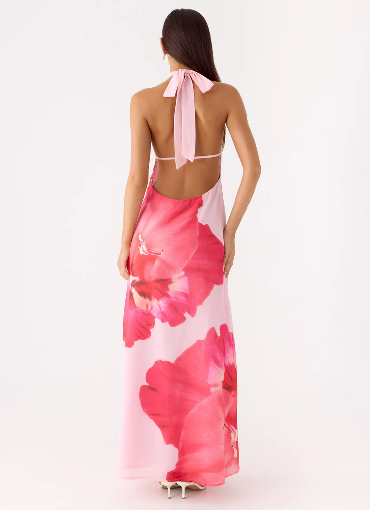 Len Maxi Dress - Spritz Floreale Rosa