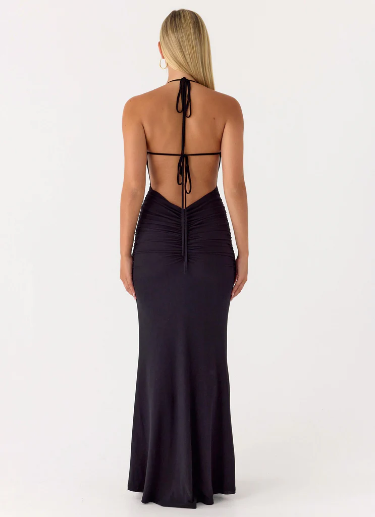 Abito Maxi Fine By Me - Nero