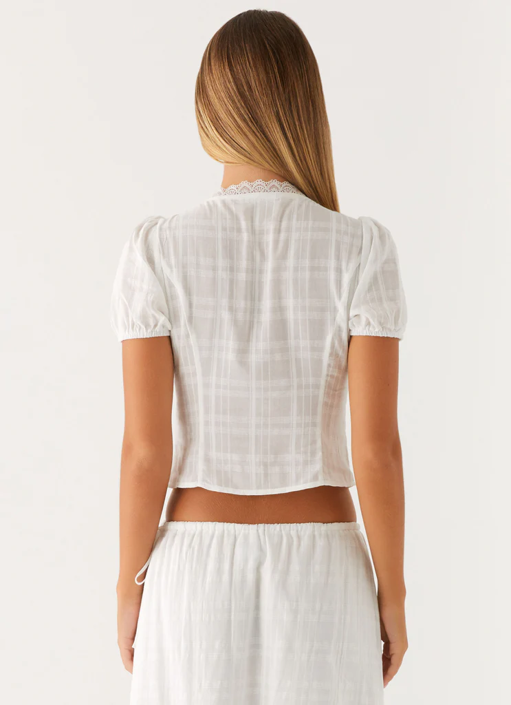 Camicia Button Up Dolce Ninnananna - Bianca