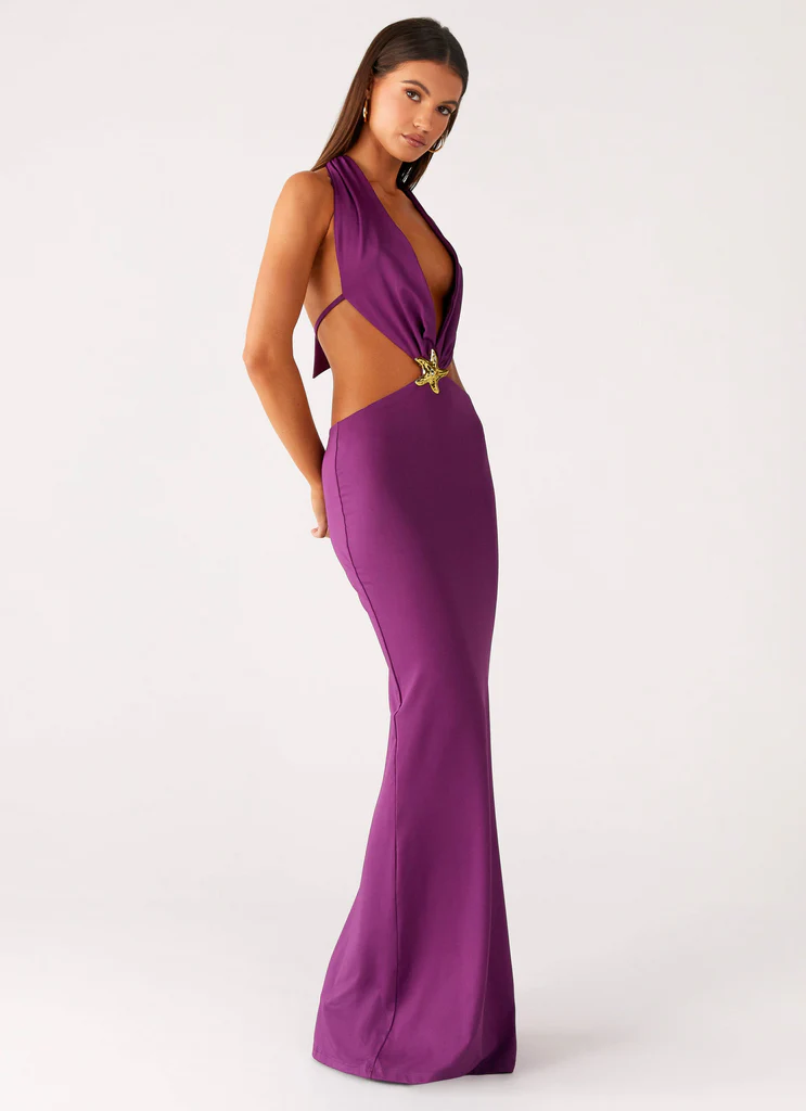 Vestito Maxi Sea Siren - Violetta