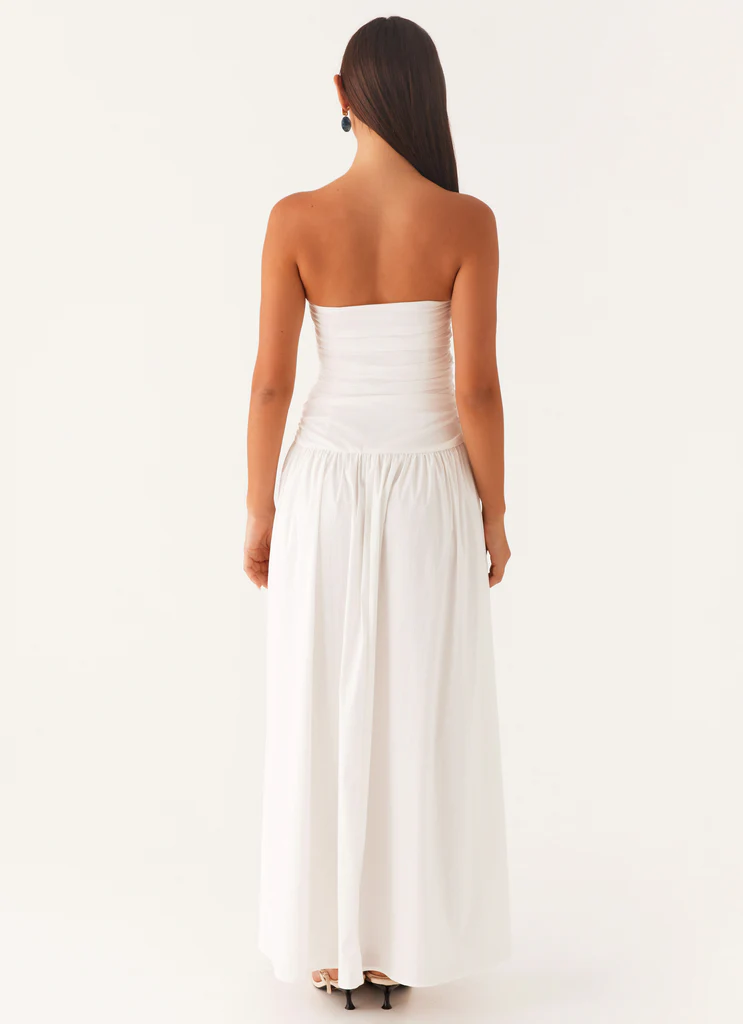 Abito Maxi Carmel - Bianco