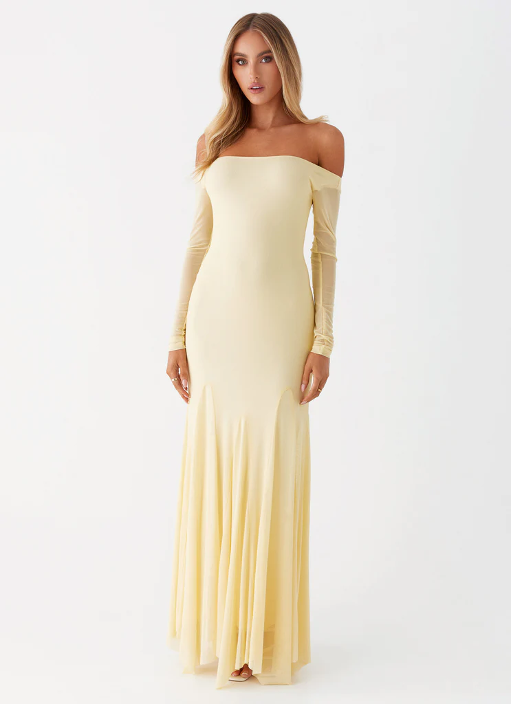 Abito Maxi Maribel - Giallo