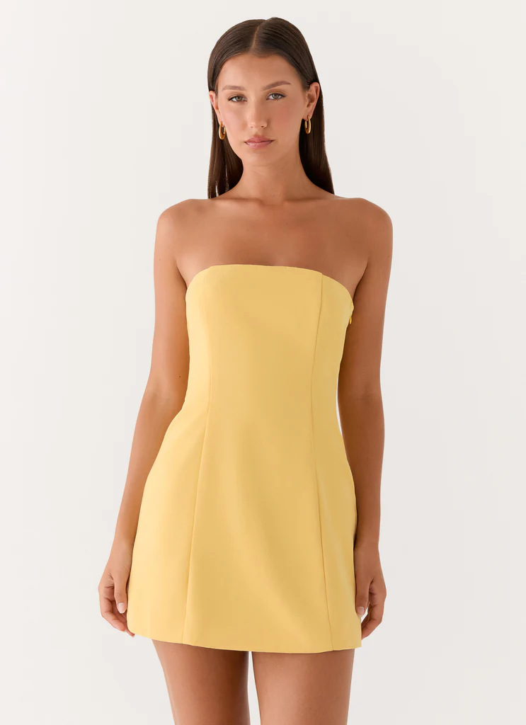 Miniabito Honey Bow - Giallo