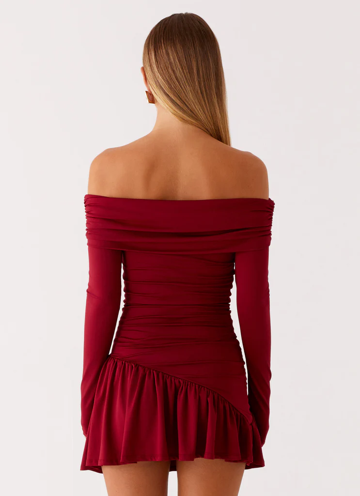Grazia Mini Dress - Rosso