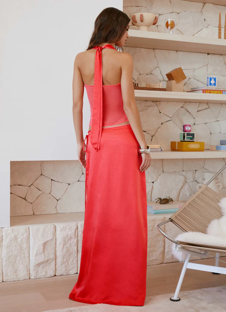 Top Halter Pollie - Corallo