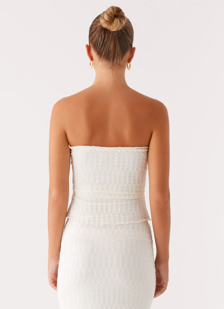 Blakely Tube Top - Avorio