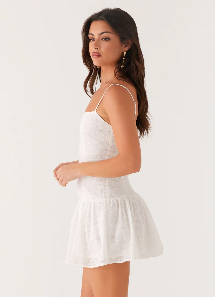 Palm Springs Mini Dress - Bianco