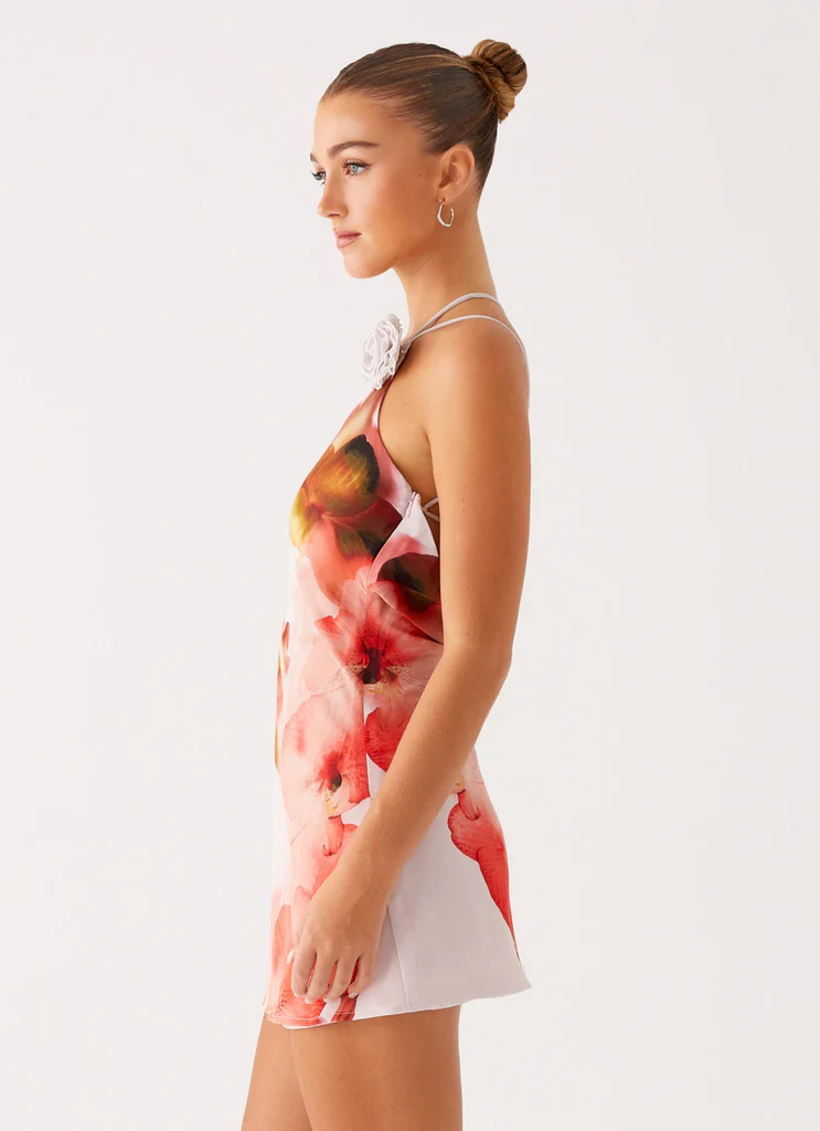Kia Mini Dress – Rosa Pesca Kia Mini Dress - Rosa Pesca