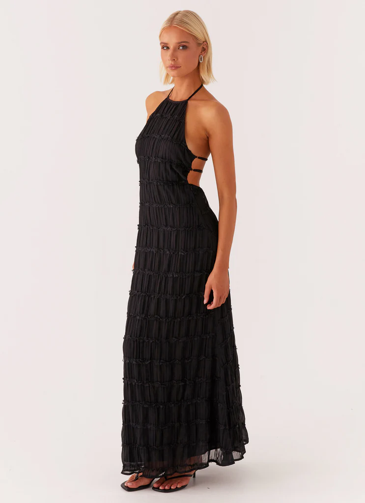 Aullie Maxi Dress - Nero