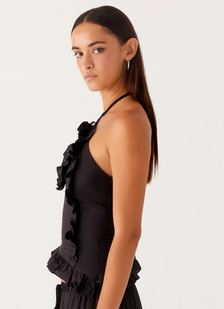 Top in Lino Mariella - Nero