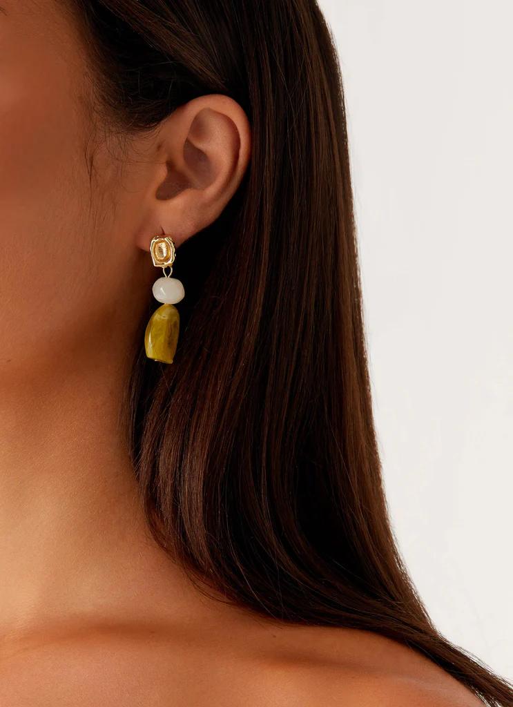 Orecchini Lozano - Verde lime
