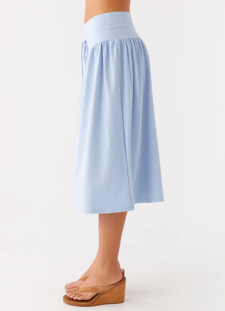 Gonna Midi Silver Tides - Blu