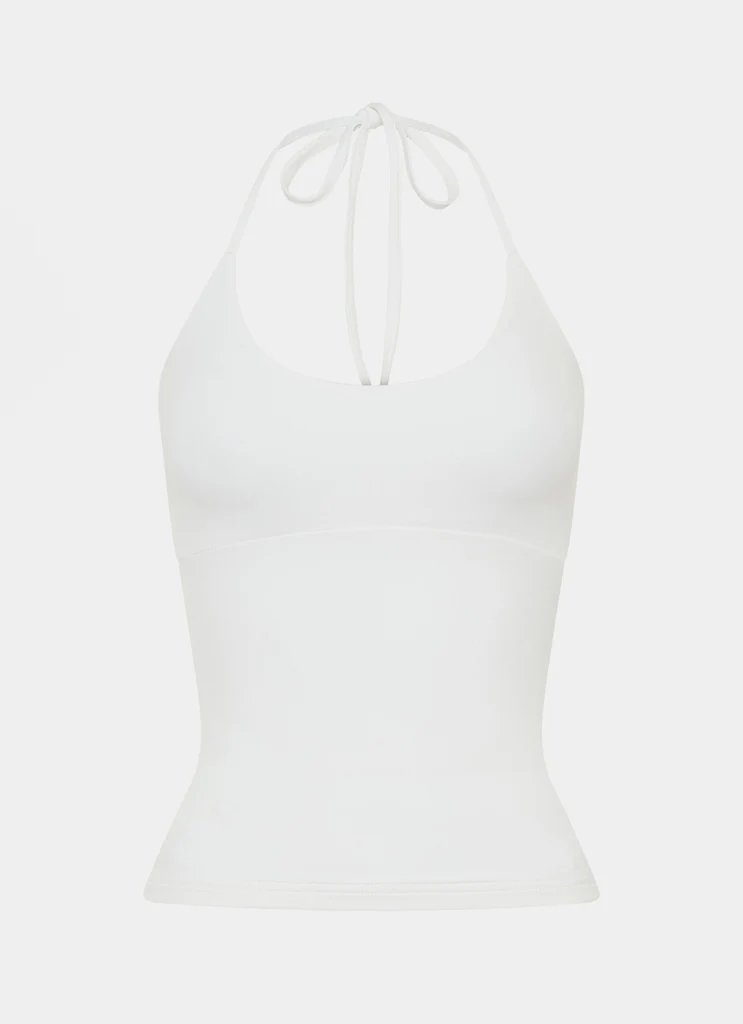 Top Chauncey Halter - Bianco