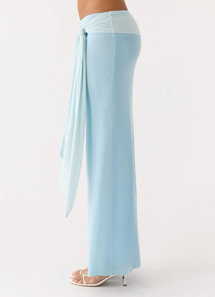 Delani Maxi Skirt - Blu