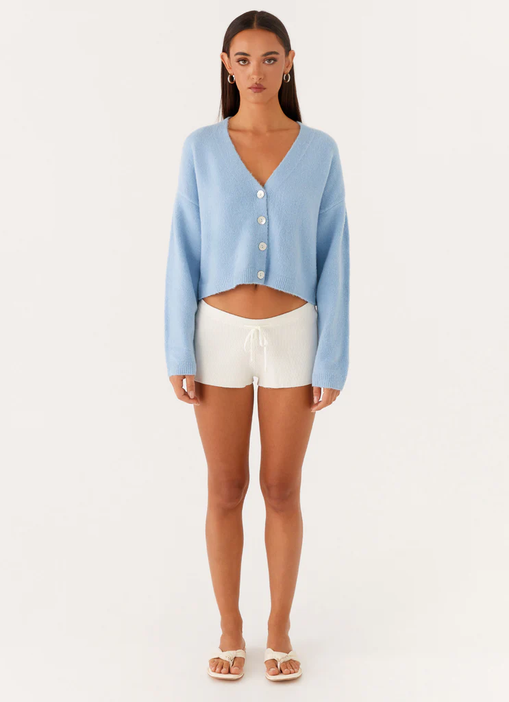 Cardigan Oversized Lenka - Blu