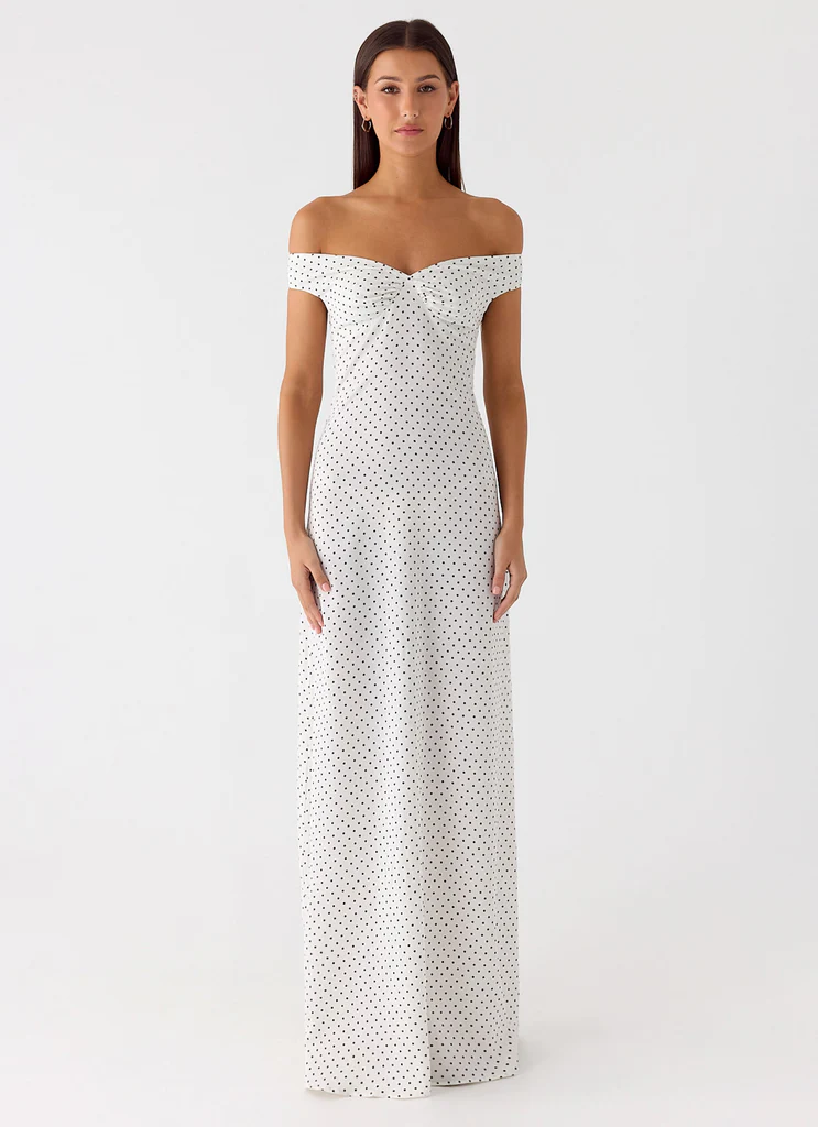 Abito Maxi Melany - Puntini Bianchi