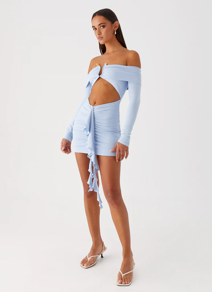 Mini Vestito Aniston - Blu