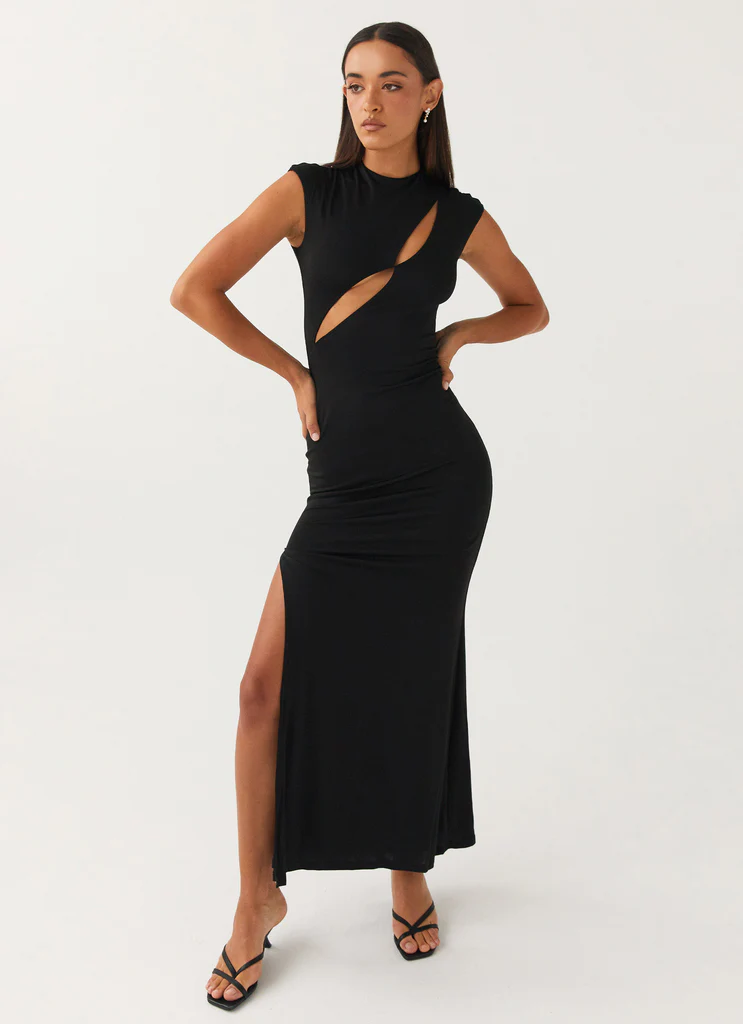 Abito Maxi Special Affair - Nero