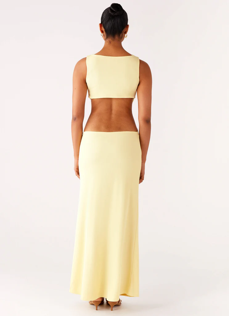 Abito Maxi Aruba Hardware - Giallo