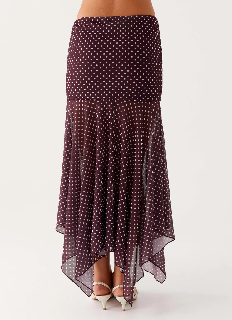 Skirt Maxi Buffy - Bordeaux