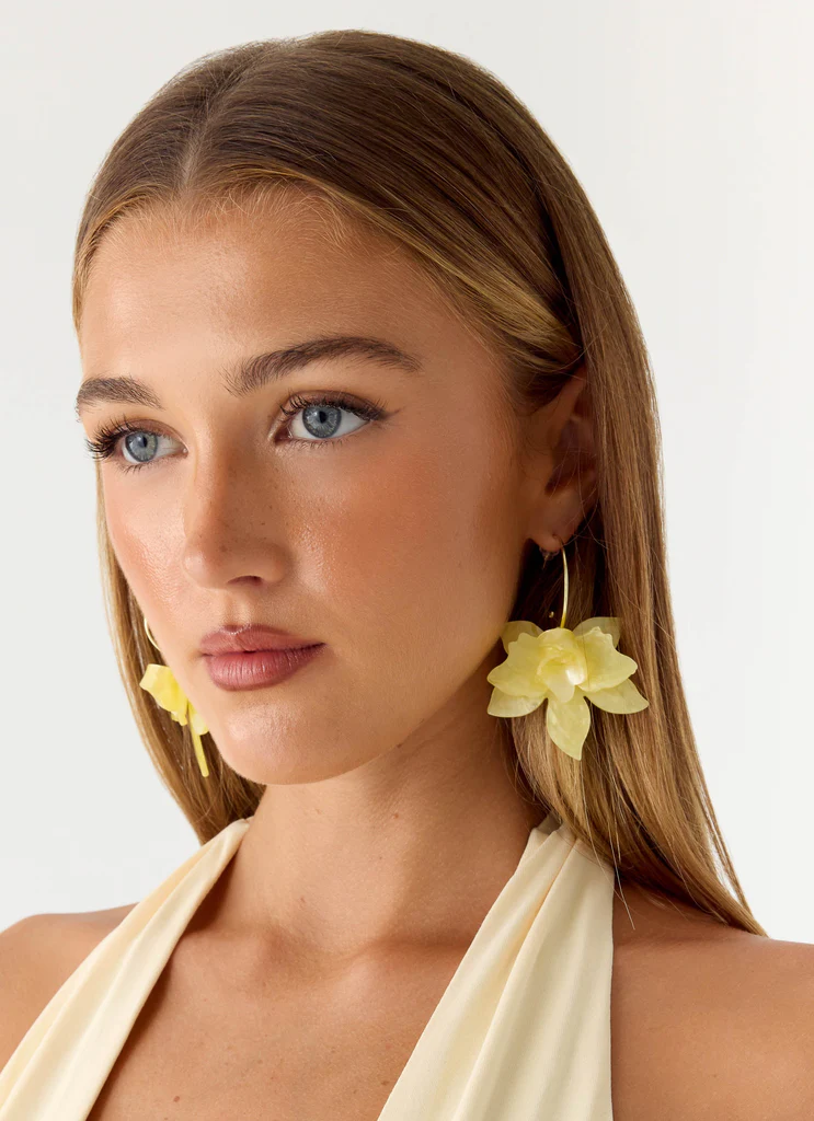 Orecchini Citrus Opaco - Oro