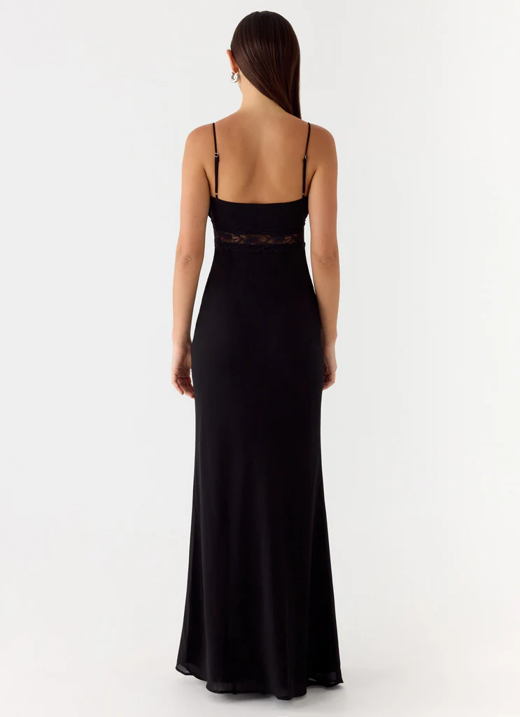 Abito Maxi Opulento - Nero
