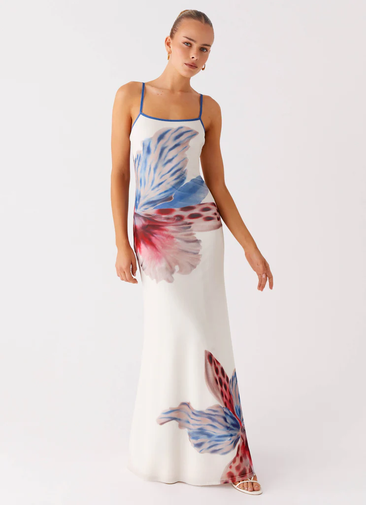 Abito Maxi Everett - Fiore di Mare Bianco