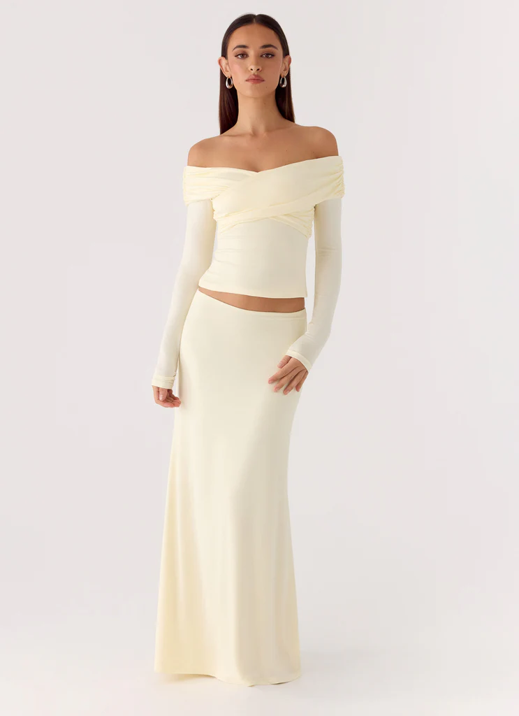 Maxi gonna Like A Flower - Giallo limone