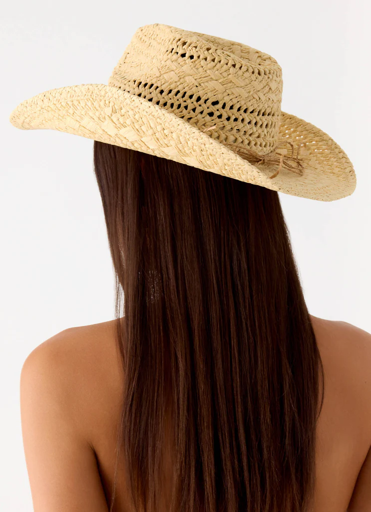 Cappello da cowboy Late Checkout - Naturale