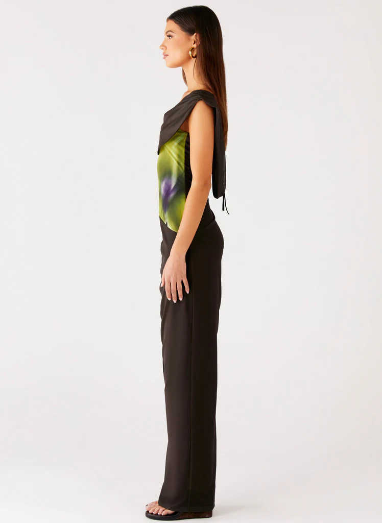 Abito Maxi Good Fortune - Fiore Lime