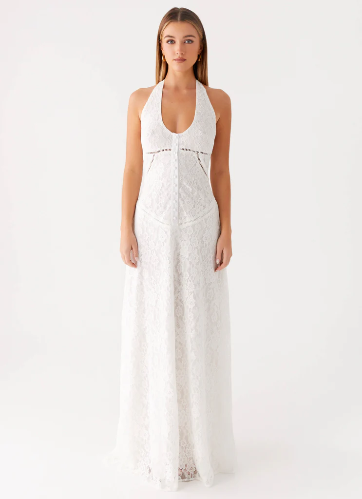 Abito Maxi in Cotone Ember Valley - Avorio